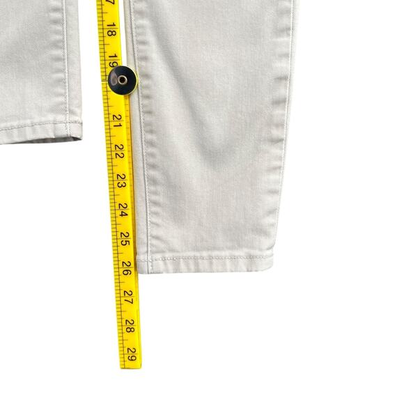 Banana Republic Beige 5 Pocket Button Zip Closure Slim Fit‎ Jeans Petite 25/0 - Picture 8 of 9